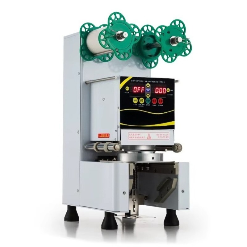 Coffee Tea Cups - Automatic Plastic Cup Sealing Machine Commercial