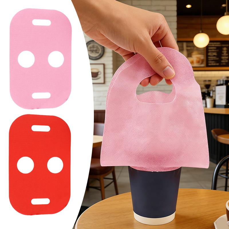 Coffee Tea Cups - Eco Friendly Non Woven Cup Carrier