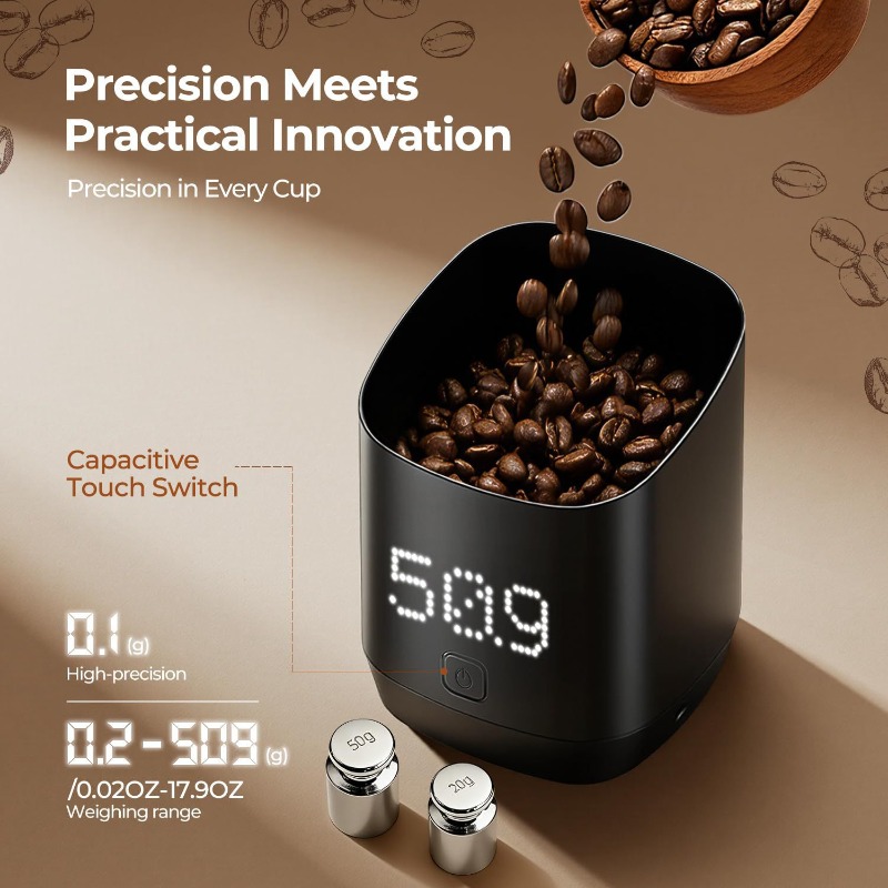 Coffee Tea Mugs - Smart Coffee Weighing Cup Electronic Scale