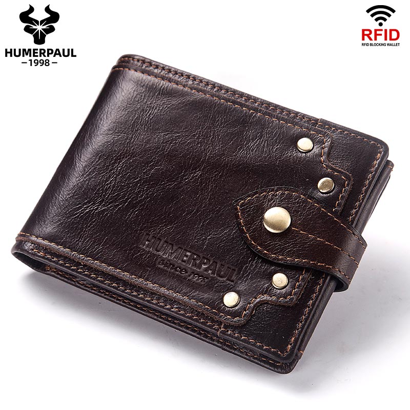 Coffee Tea Weight Loss - HUMERPAUL Luxurious100%Genuine Leather Wallet For Men