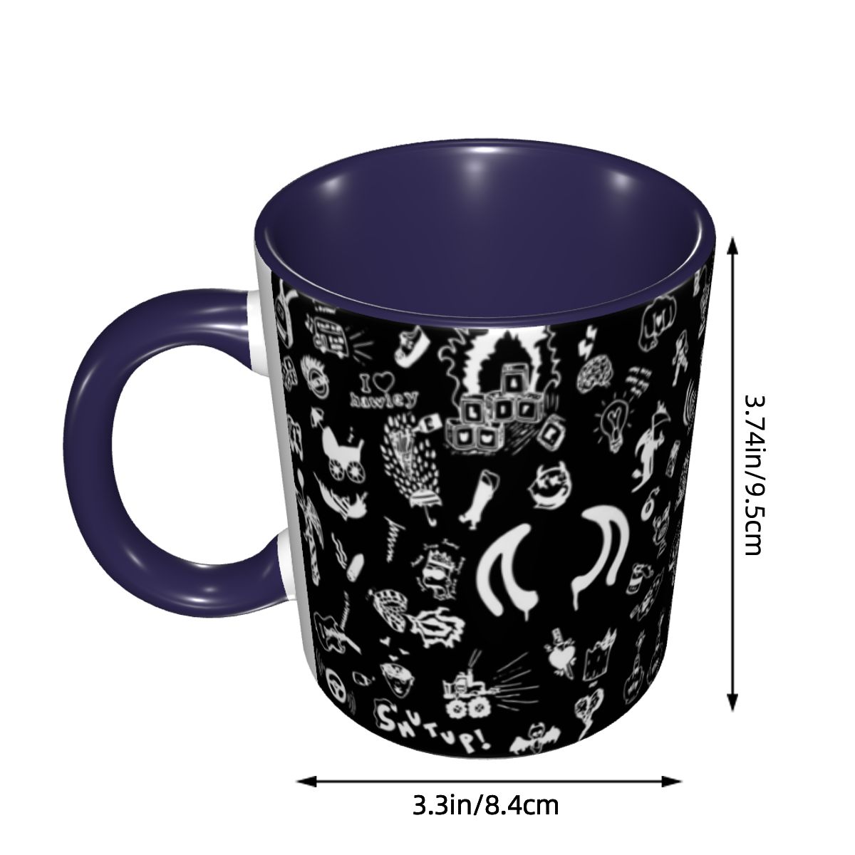Yungblud Drawings Tattoo Sheet - Draw Coffee And Tea review and price