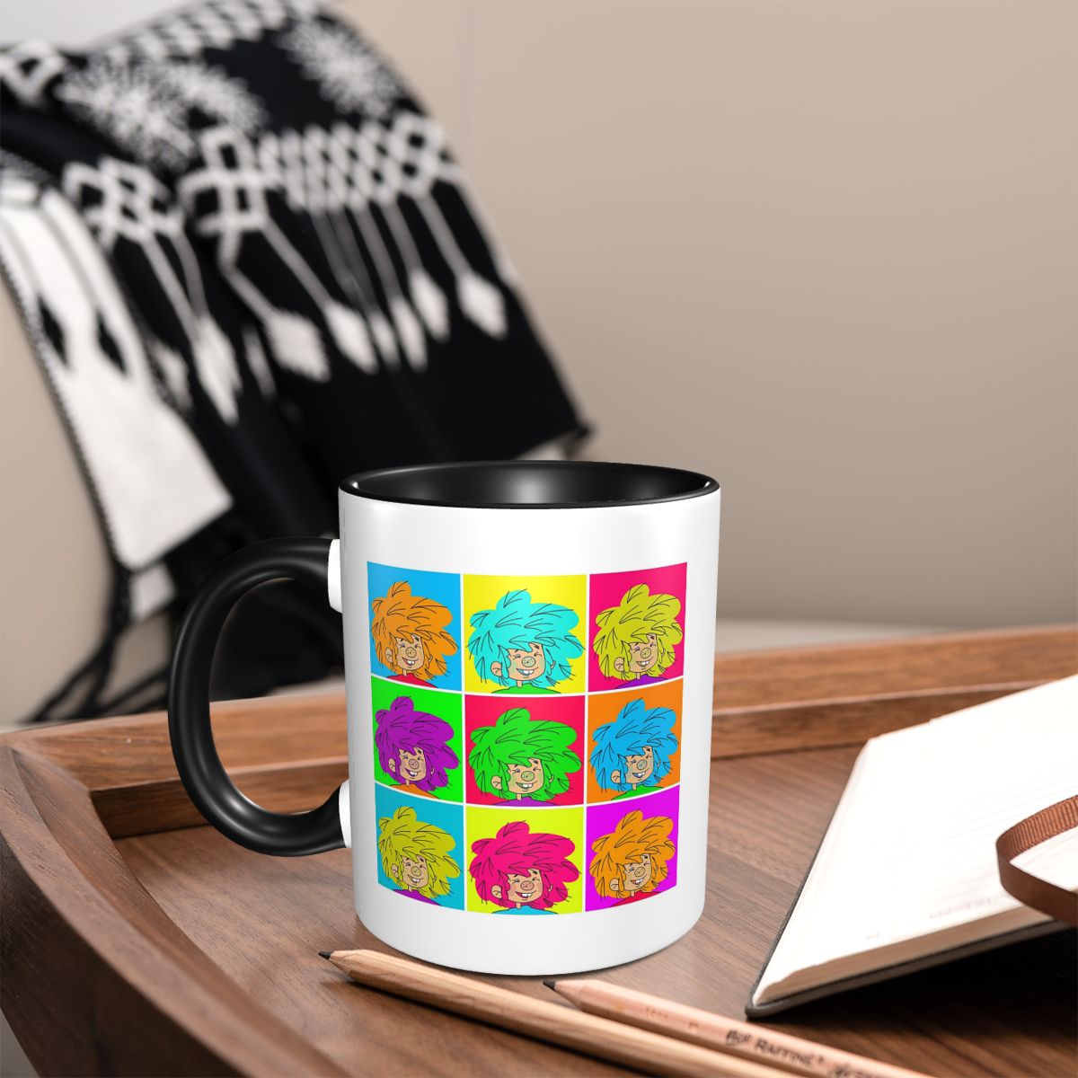 Warhol Inspired Iconic Pumuckl - Coffee Tea Icon review and price