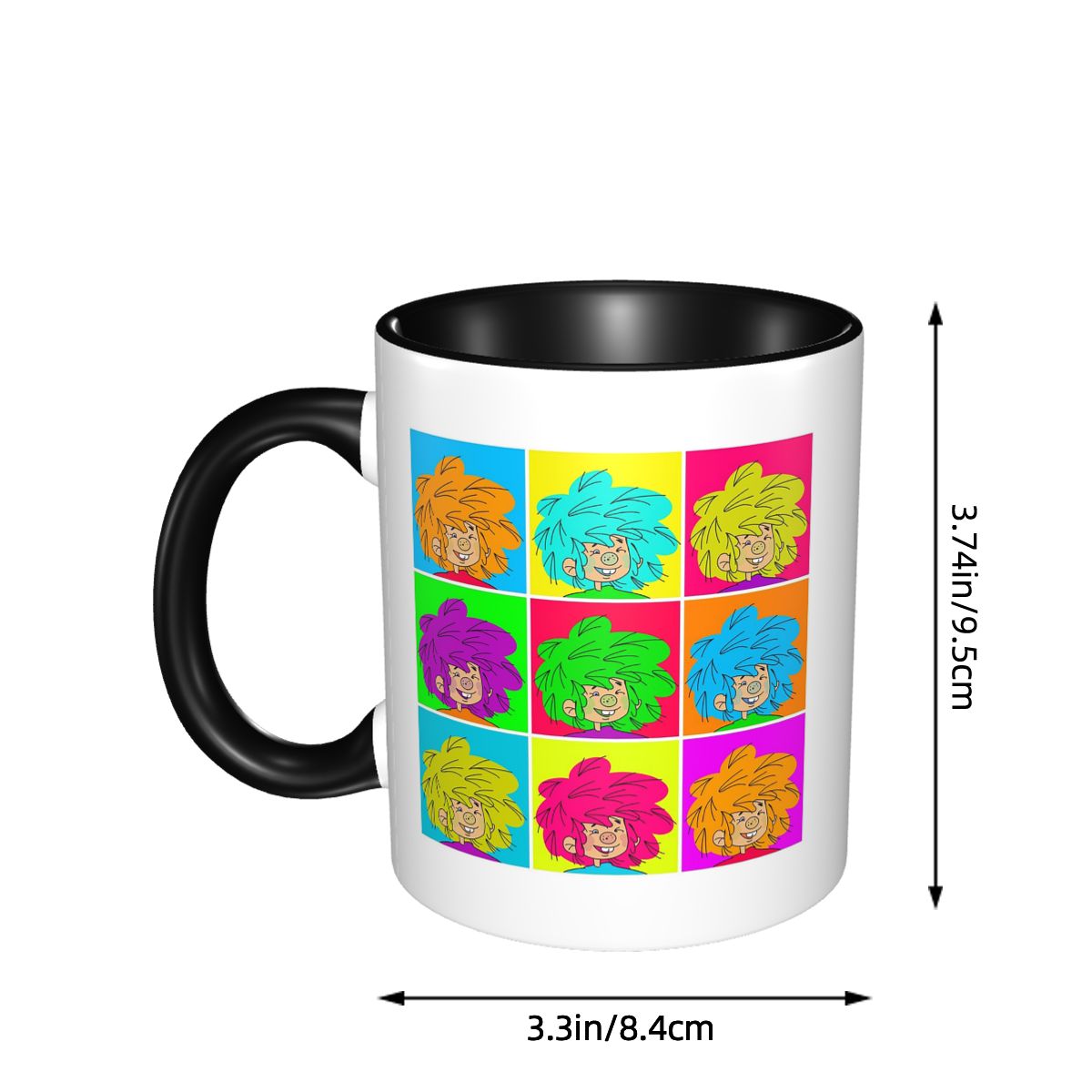 Warhol Inspired Iconic Pumuckl - Coffee Tea Icon review and price