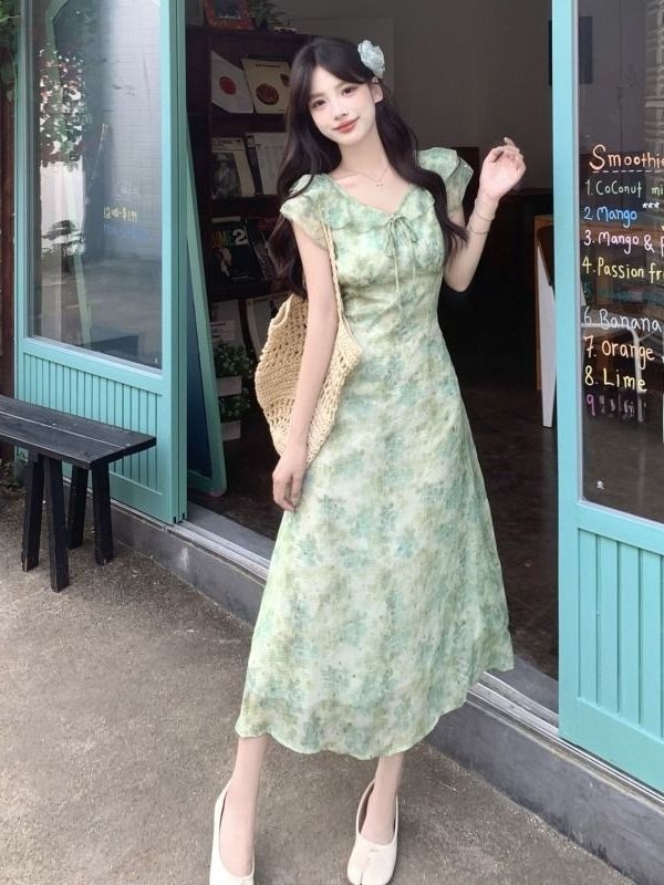 Floral Print Maxi Dress Women' - Coffee Tea Weight Loss review and price