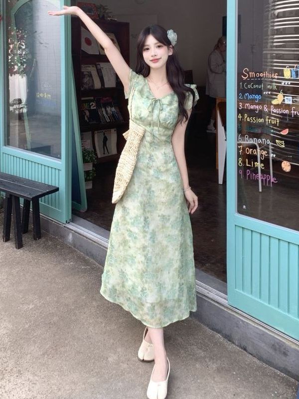 Floral Print Maxi Dress Women' - Coffee Tea Weight Loss review and price