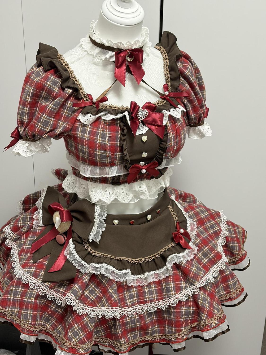 Japanese Sweet Plaid Bow 2 pie - Coffee Tea Weight Loss review and price