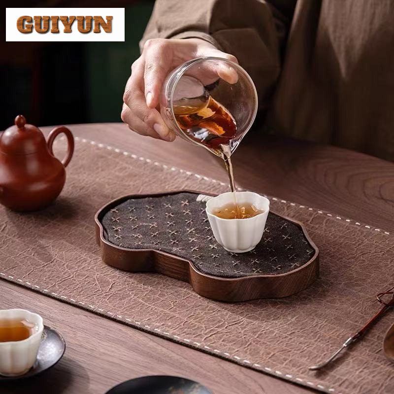 Black Walnut Small Tea Tray Sn - Coffee Tea Stand review and price