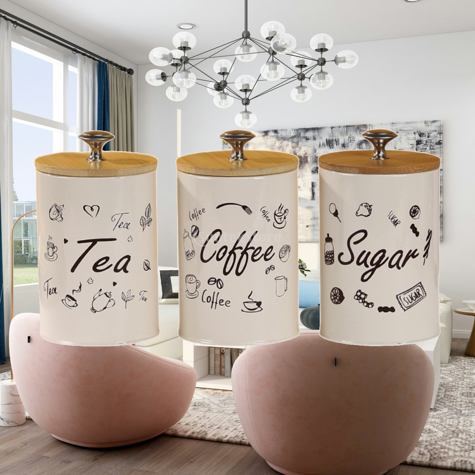 Farmhouse Coffee Tea Sugar Can - Coffee Tea Canister Set review and price