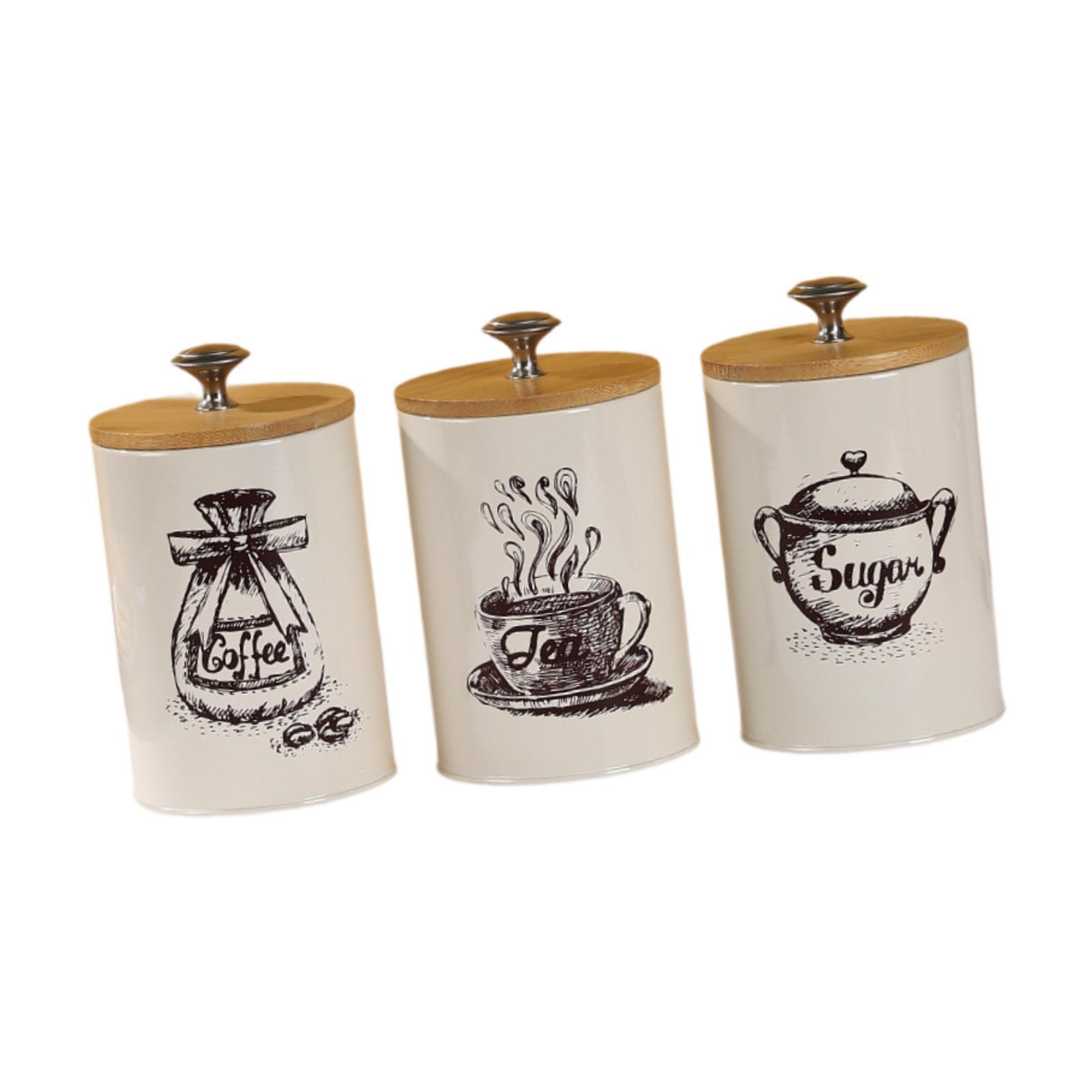 Farmhouse Coffee Tea Sugar Can - Coffee Tea Canister Set review and price