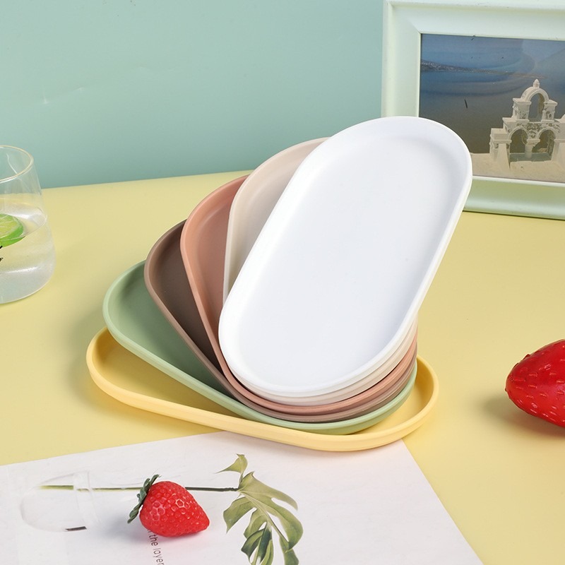 4Pcs Plastic Coffee Tray, Oval - Coffee Tea Stand review and price