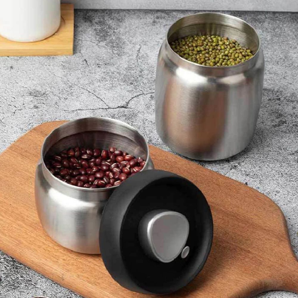 304 Stainless Steel Coffee Bea - Coffee Tea Canister Set review and price