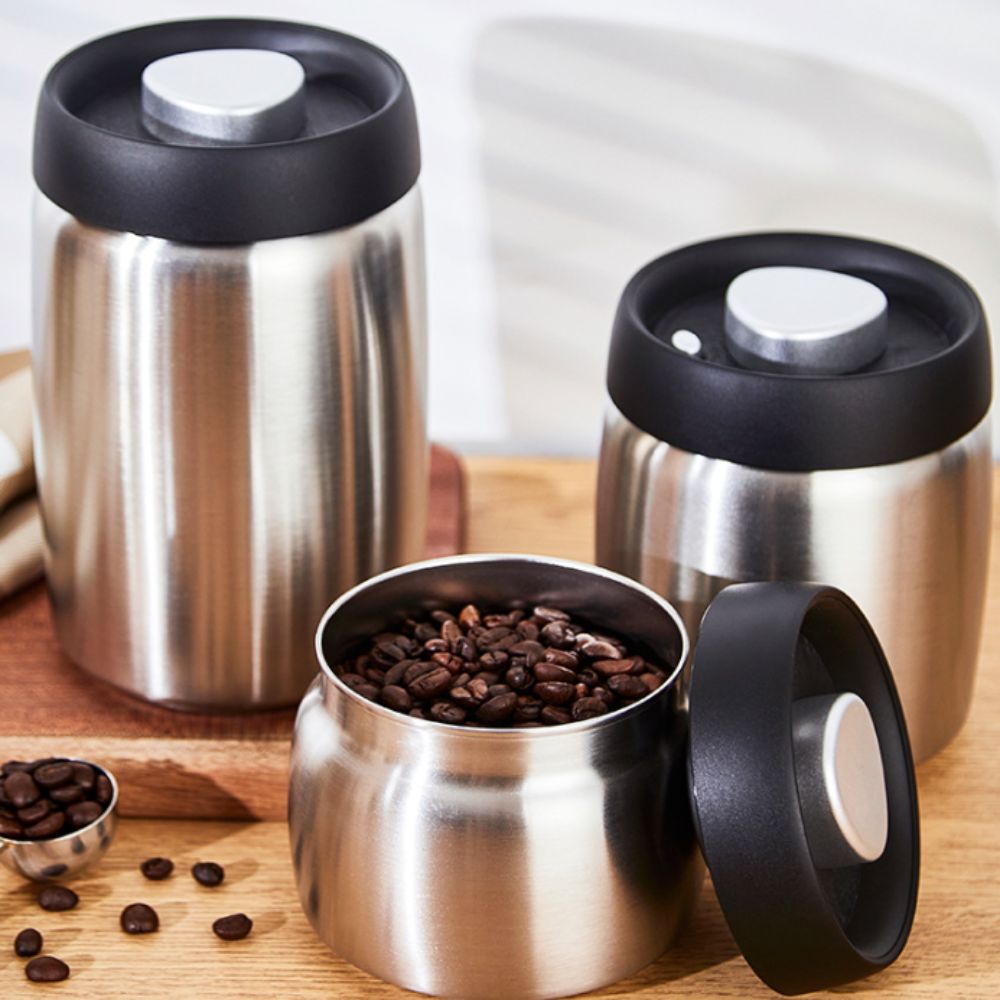 304 Stainless Steel Coffee Bea - Coffee Tea Canister Set review and price