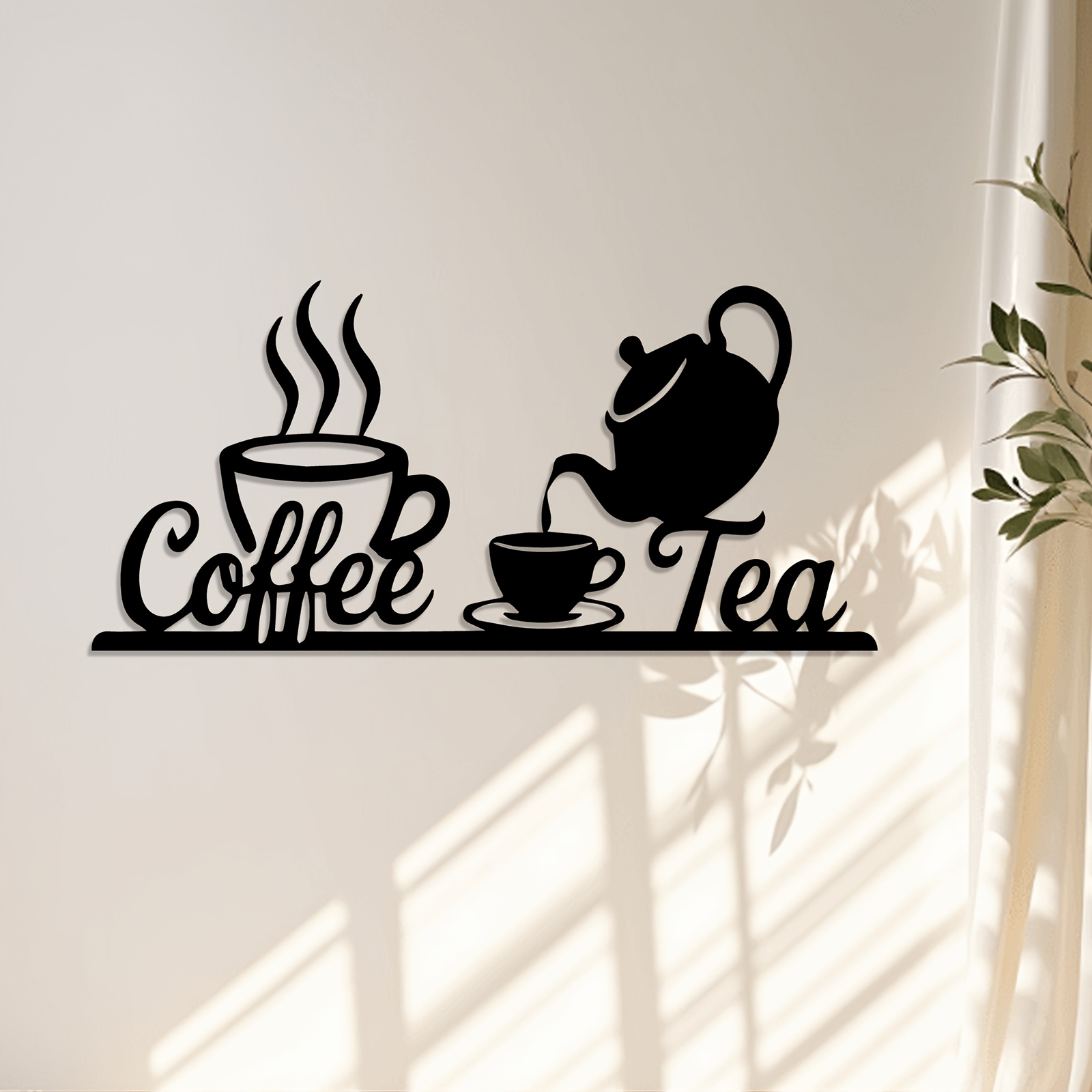 1-Piece Set of Rustic Metal Co - Coffee Tea Icon review and price