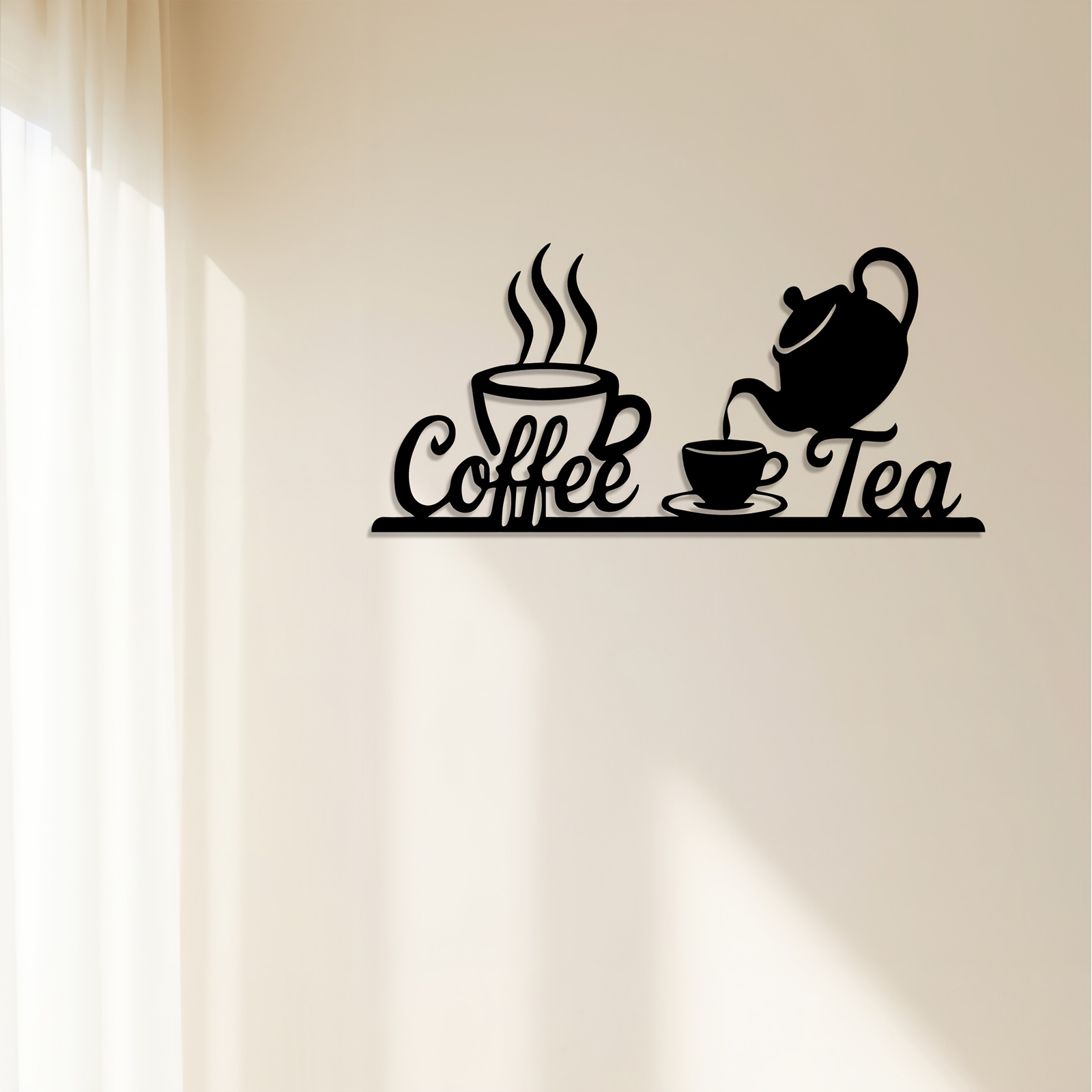 1-Piece Set of Rustic Metal Co - Coffee Tea Icon review and price