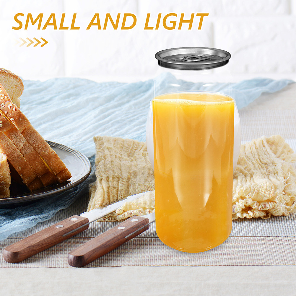 5pcs Clear Beverage Cans Empty - Juice Tea Coffee review and price
