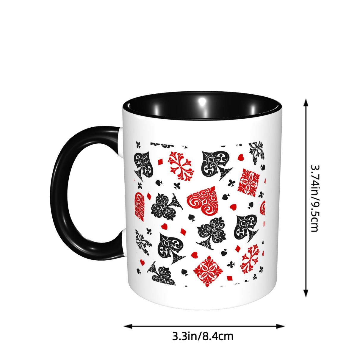 Playing Card Icons Mug Funny C - Coffee Tea Icon review and price