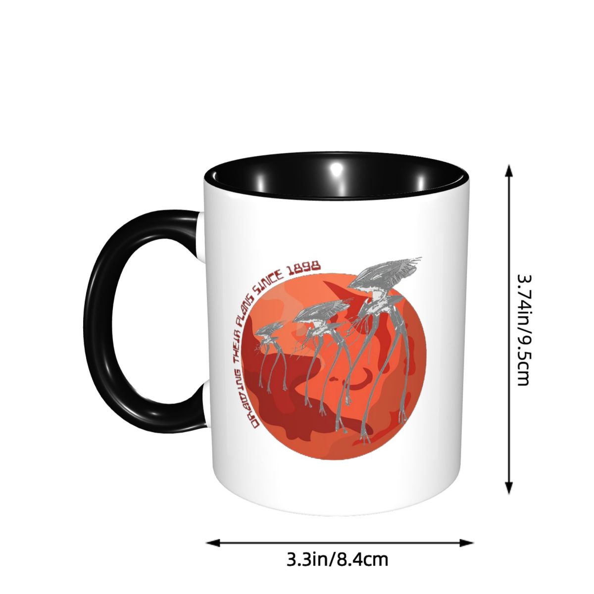 War Of The Worlds Drawing Thei - Draw Coffee And Tea review and price