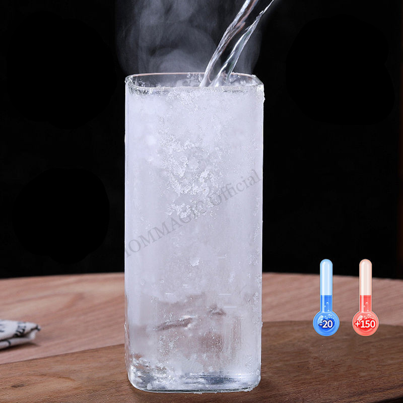 6/4/2/1Pcs Square Glass Cup Co - Juice Tea Coffee review and price