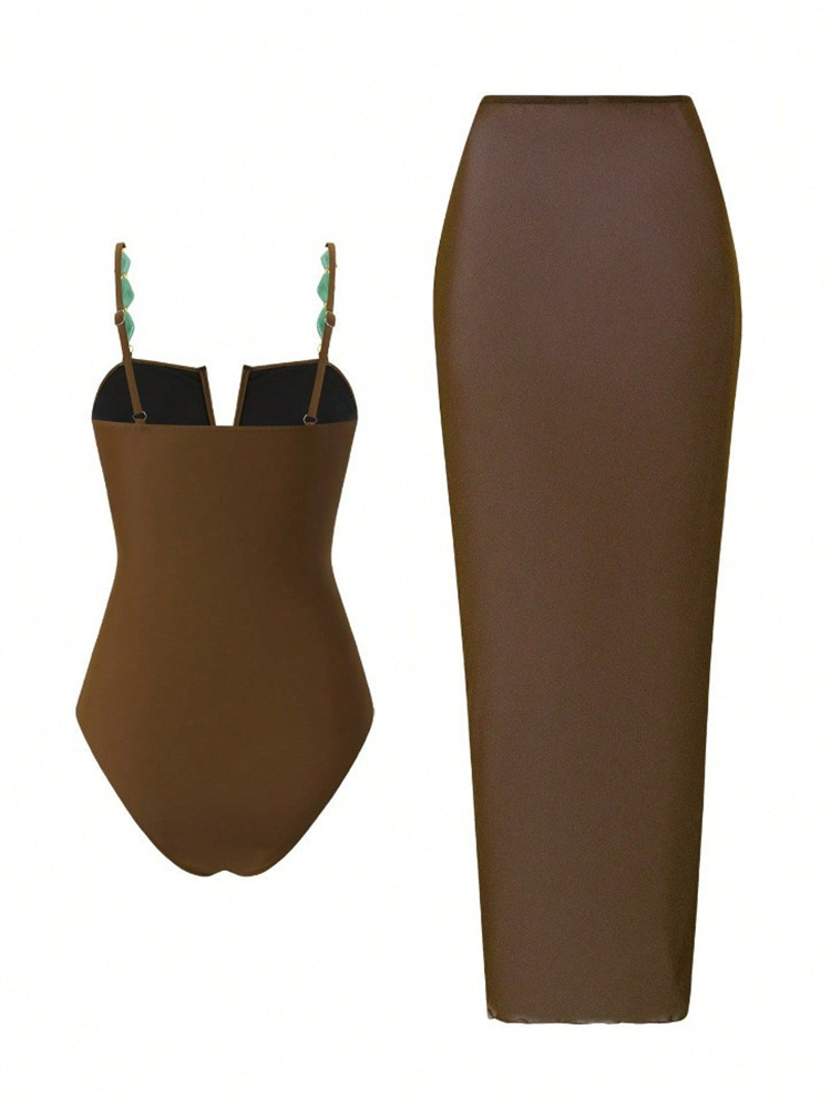Vintage Coffee Mesh Long Skirt - Coffee Tea Weight Loss review and price