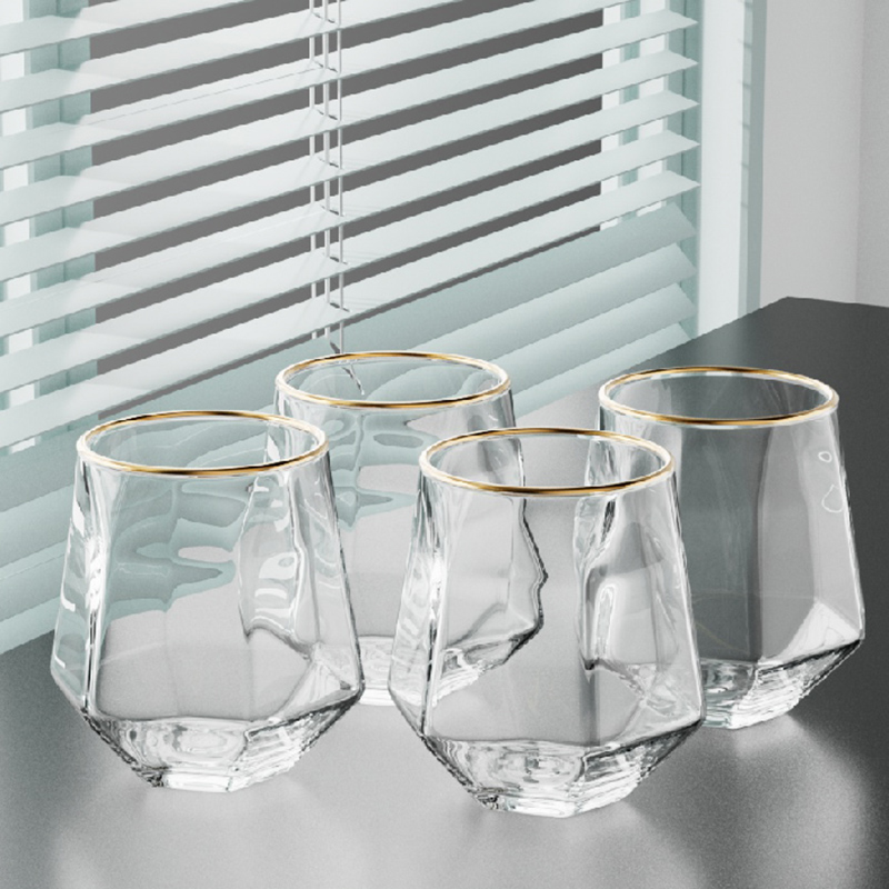 320ml 4pcs Set Hexagonal Cup W - Juice Tea Coffee review and price