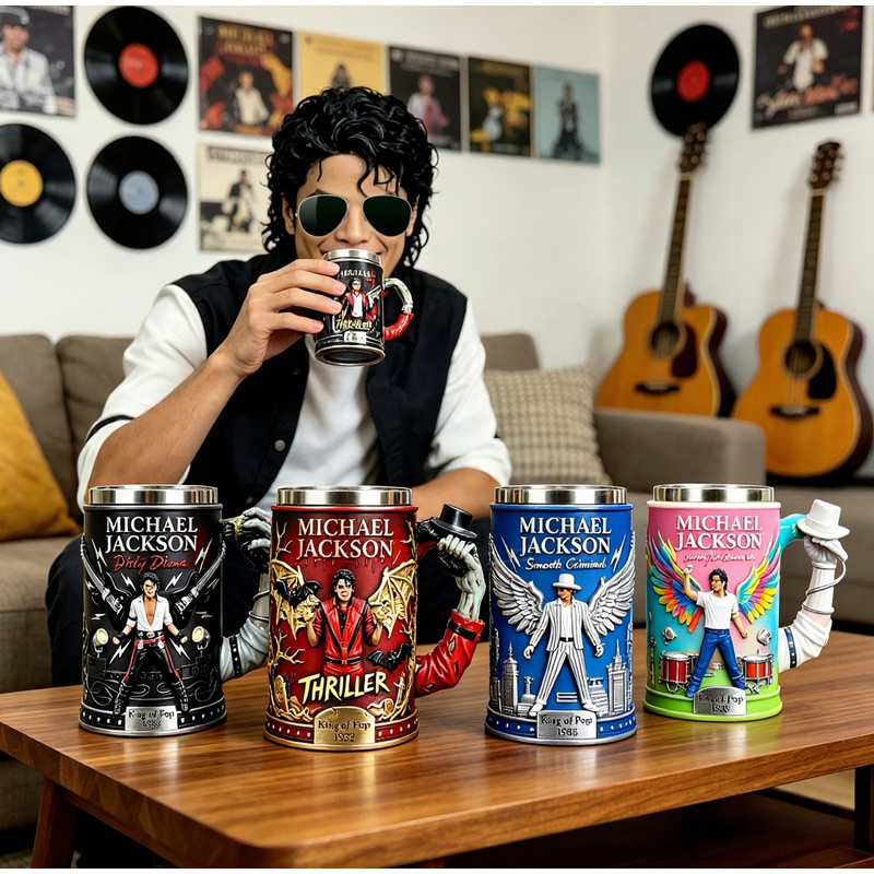 Michael Jackson King of Pop 3D - Coffee Tea Mugs review and price