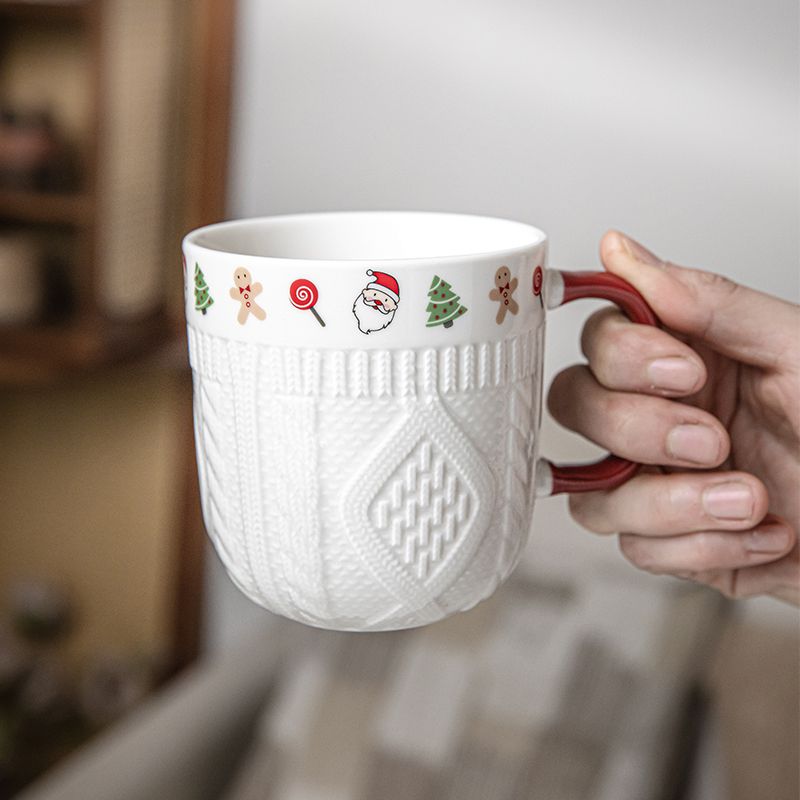 380ml Christmas Sweater Cerami - Coffee Tea Icon review and price