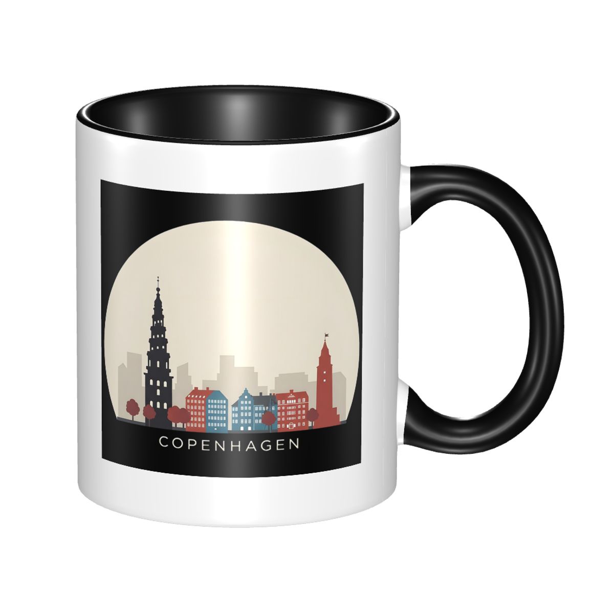 Copenhagen Travel Icon Mug Fun - Coffee Tea Icon review and price