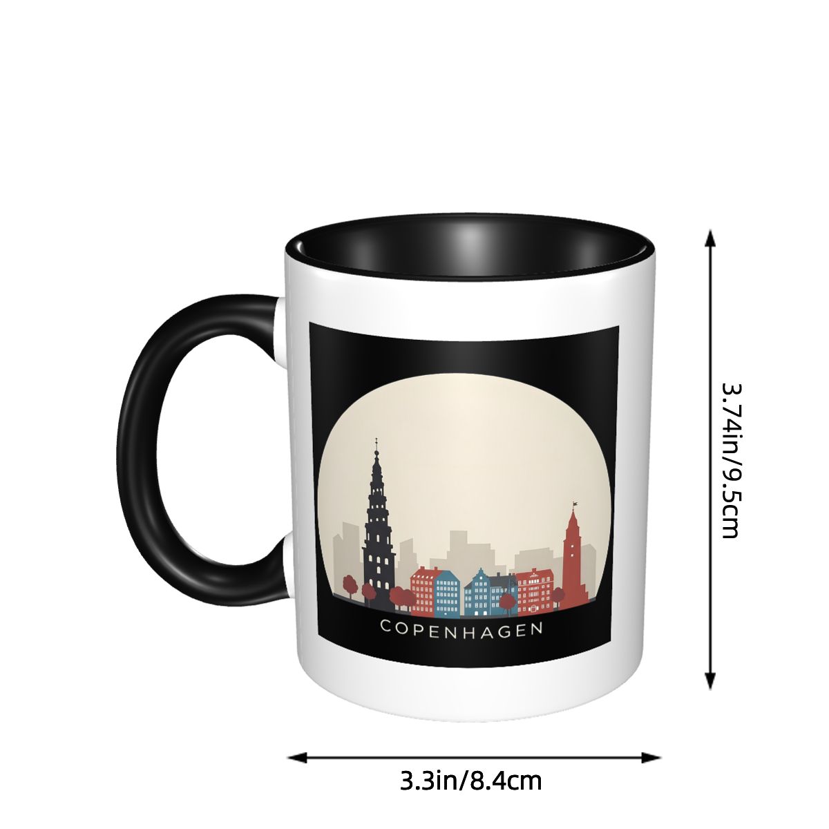 Copenhagen Travel Icon Mug Fun - Coffee Tea Icon review and price