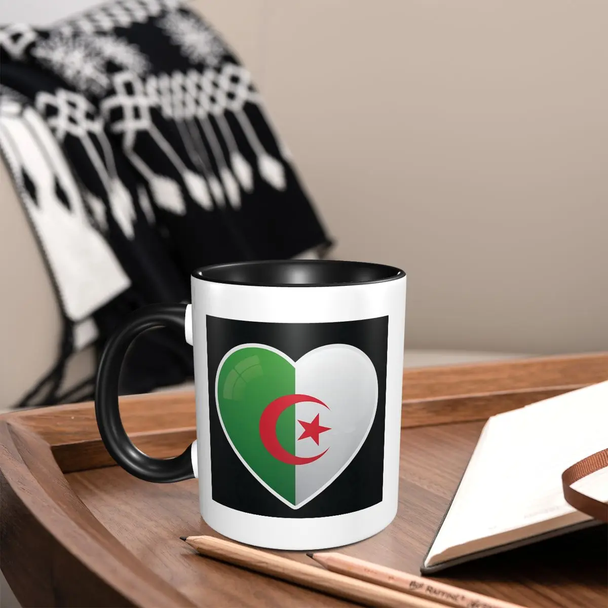 Algeria Algerian Flag Love Ico - Coffee Tea Icon review and price