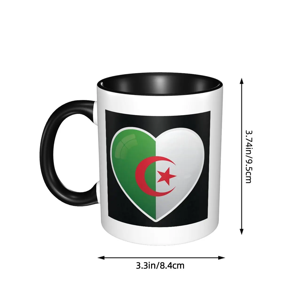 Algeria Algerian Flag Love Ico - Coffee Tea Icon review and price