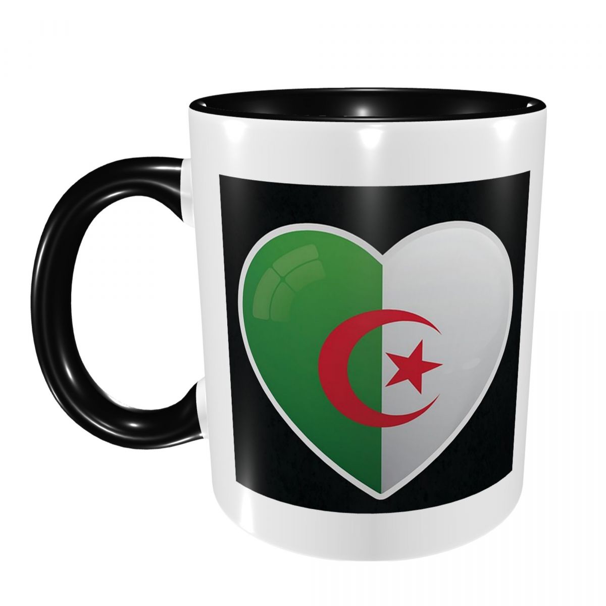 Algeria Algerian Flag Love Ico - Coffee Tea Icon review and price