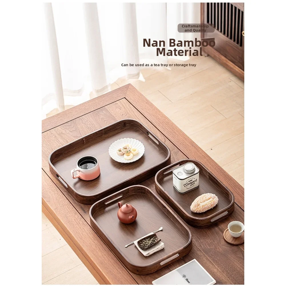 Wooden Tea Tray With Handles M - Coffee Tea Stand review and price