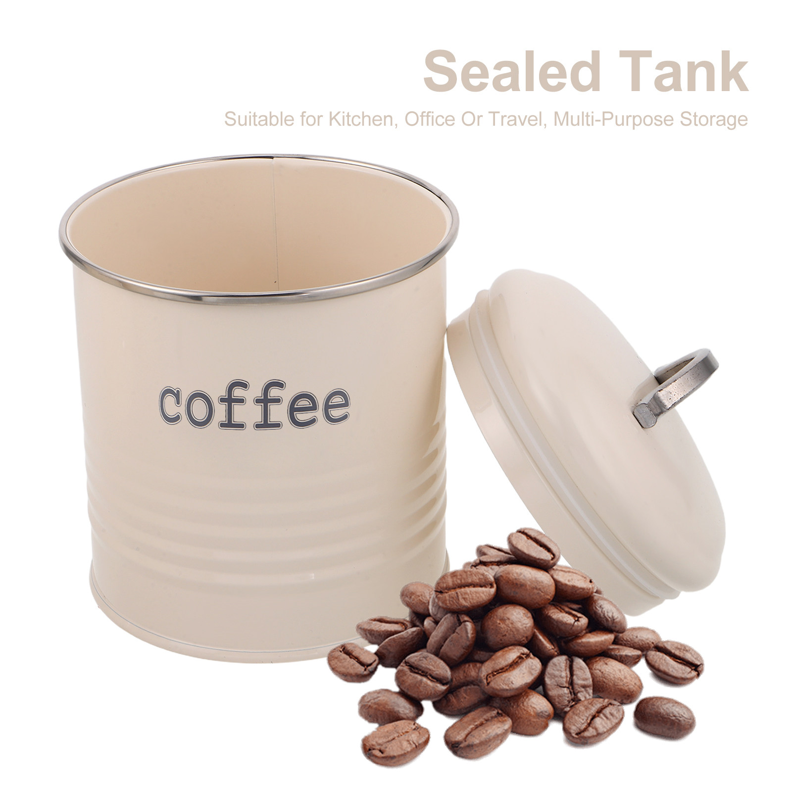 3Pcs Sealed Coffee Bean Contai - Coffee Tea Canister Set review and price