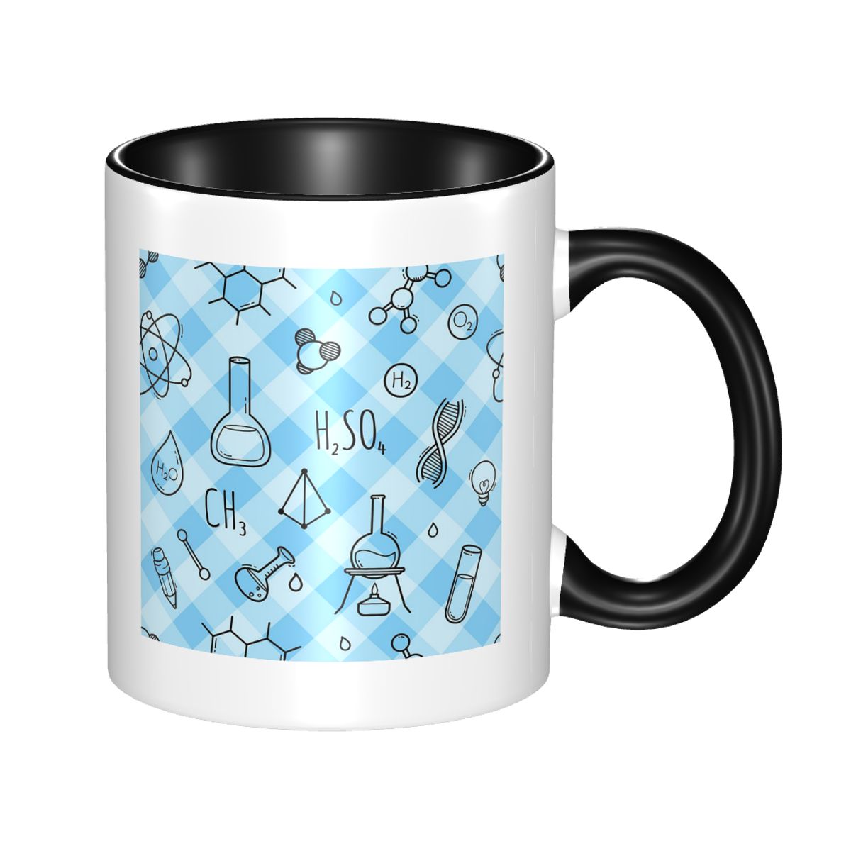 Science Icons Plaid Pattern A  - Coffee Tea Icon review and price