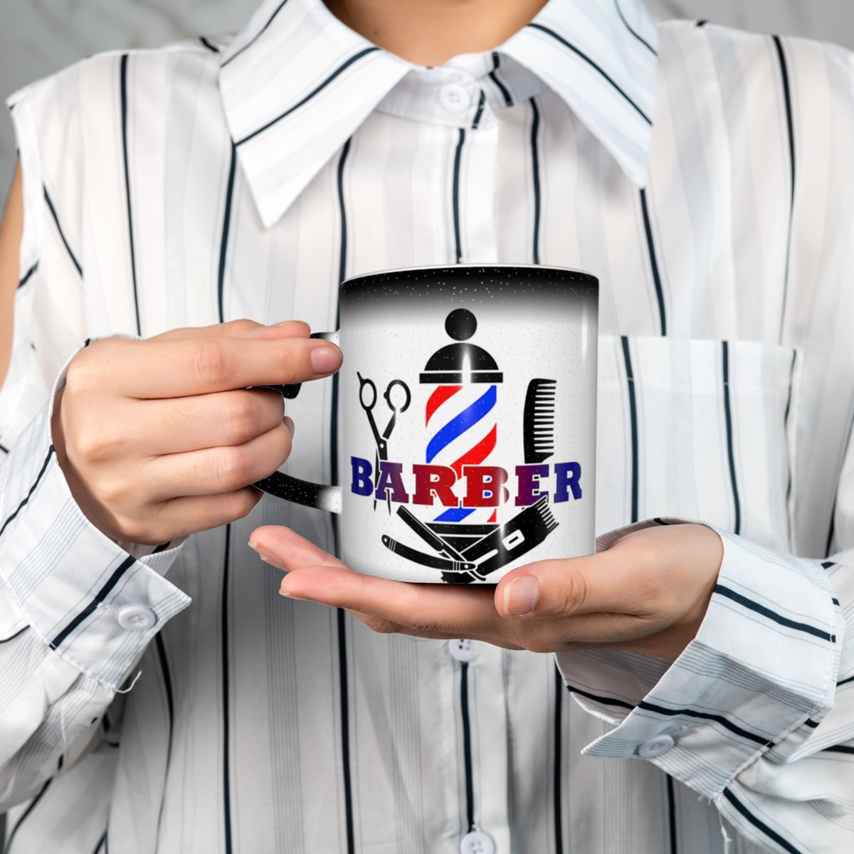 Barbershop Icons Hairdresser H - Coffee Tea Icon review and price